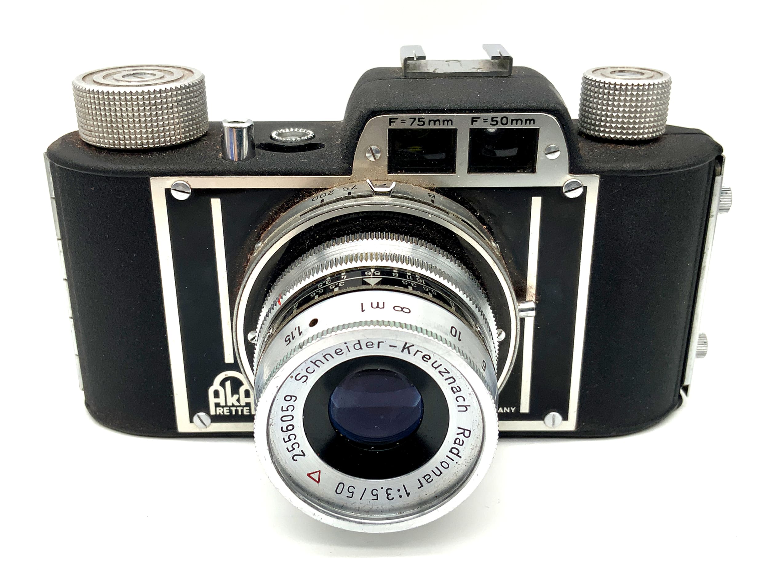 Appareil photo compact analogique AkA Rette avec viseur Radionar 1:3,5/50