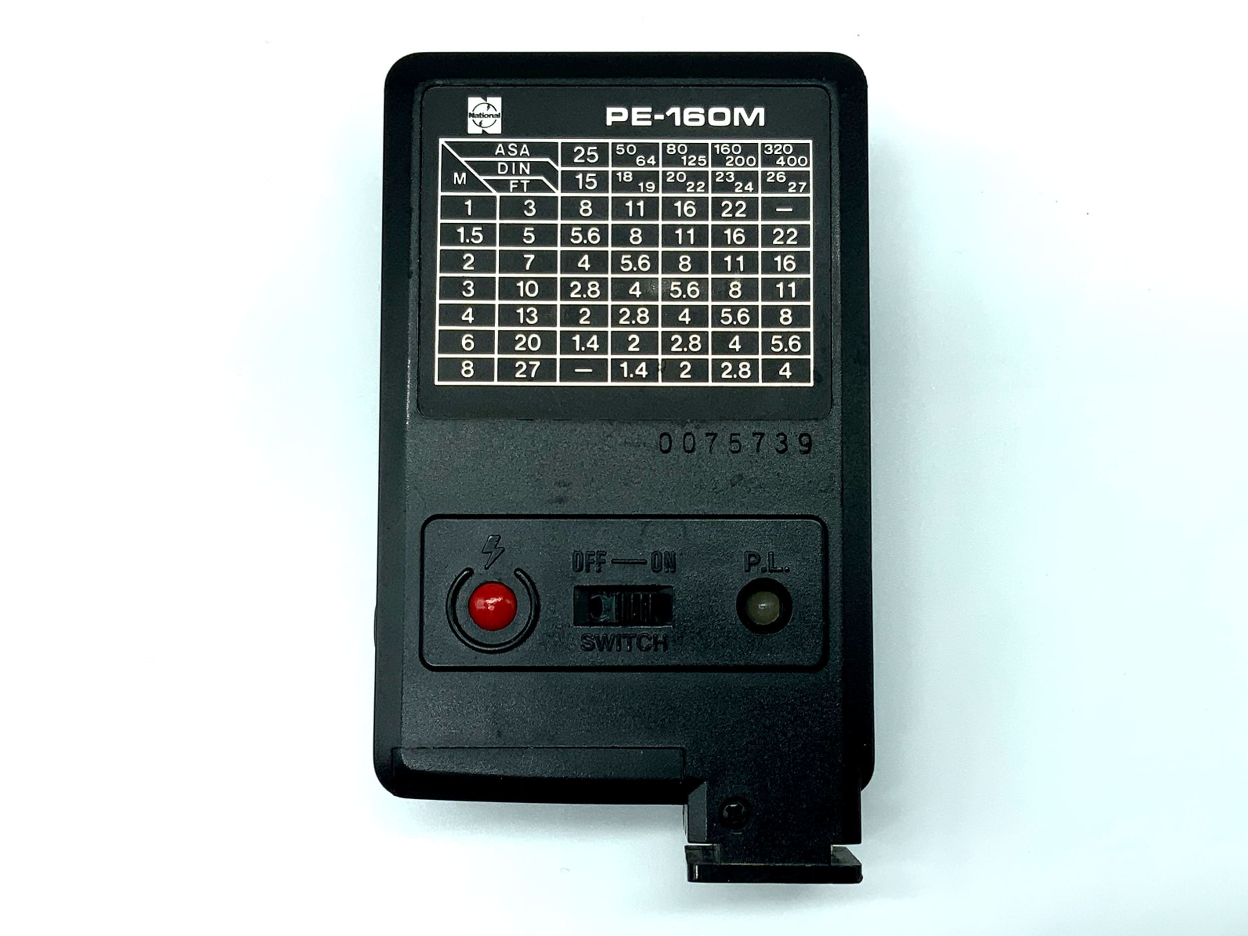 National PE-160M Blitzgerät Universal Mittelkontakt Kamera Blitz Flash