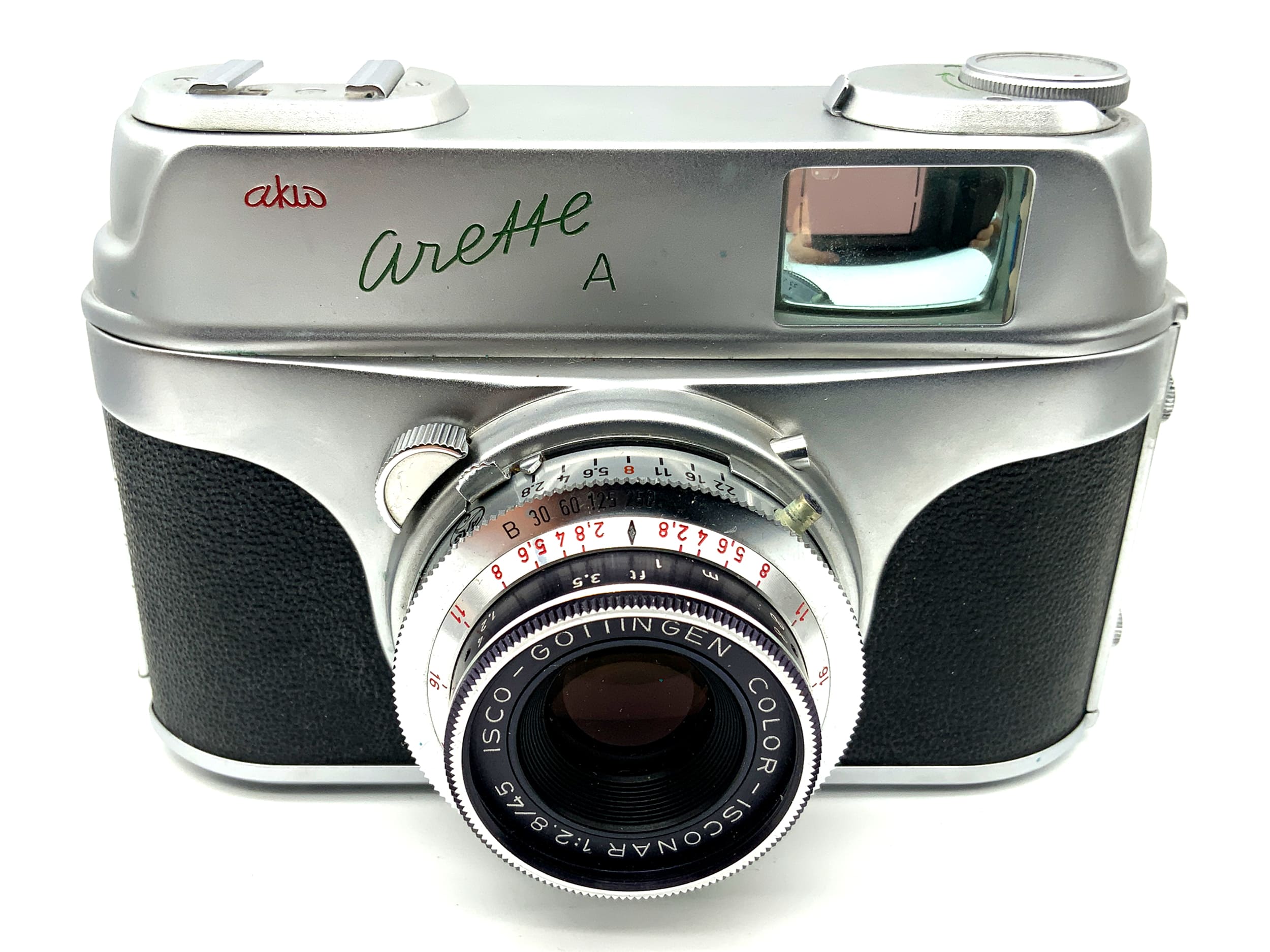 AKW arette A rangefinder camera with Color-Isconar 1:2.8/45 Pronto analog camera