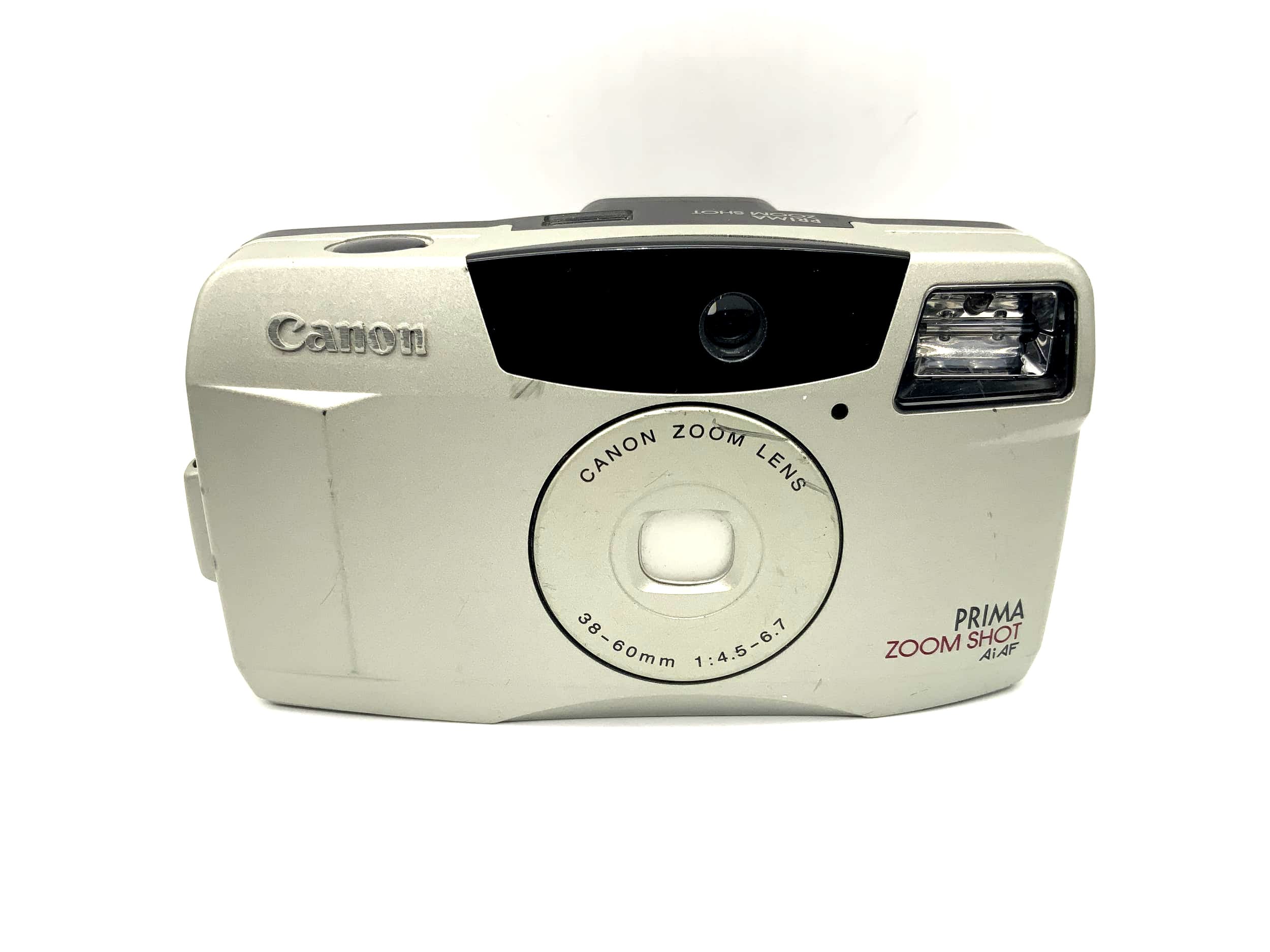 Canon Prima Zoom Shot Point&amp;Shoot avec objectif zoom 38-60 mm 1:4,5-6,7 Ai AF 35 mm