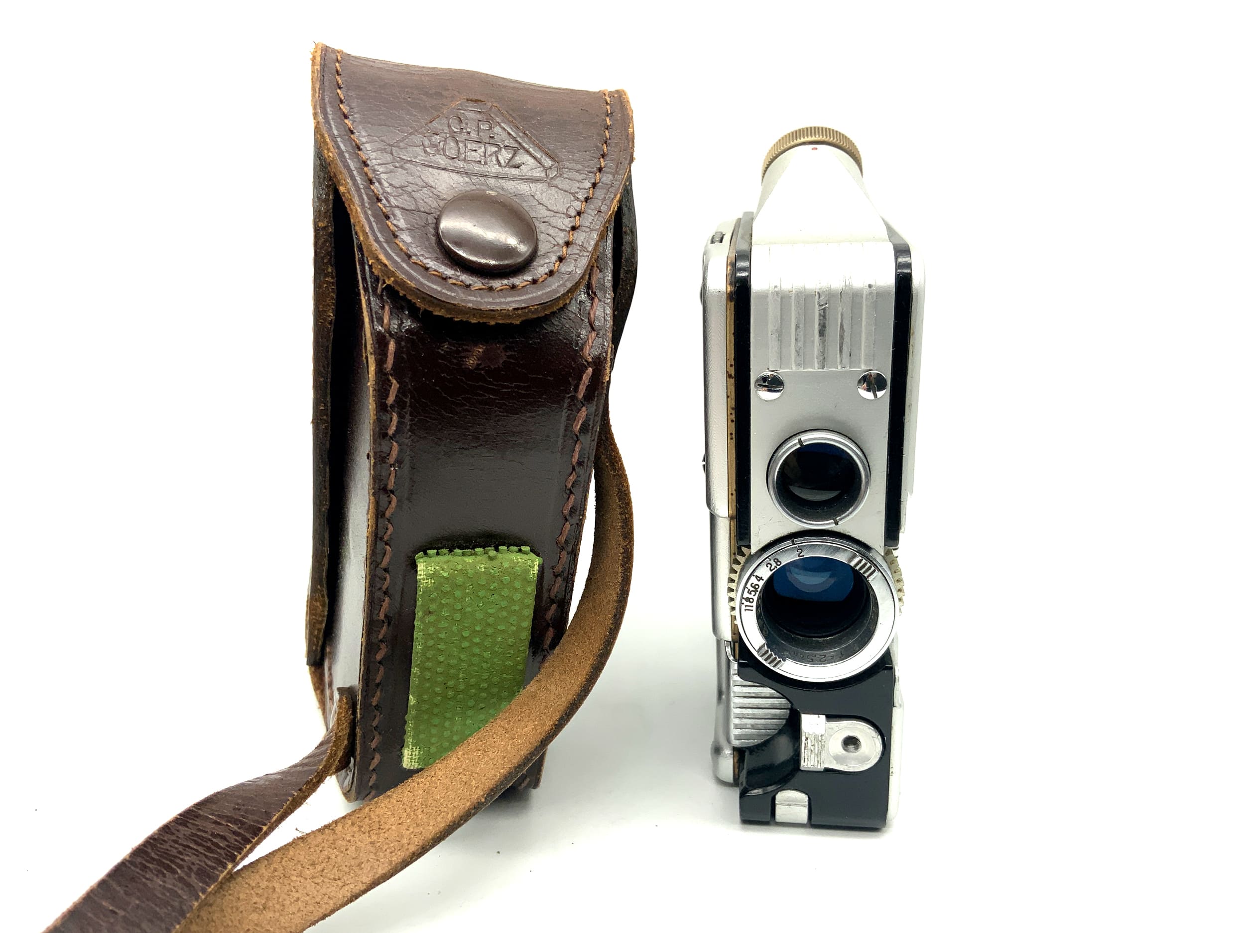 C.P. Goerz Wien Minicord 3 TLR mit Helgor 25mm 1:2 mit Tasche zweiäugig