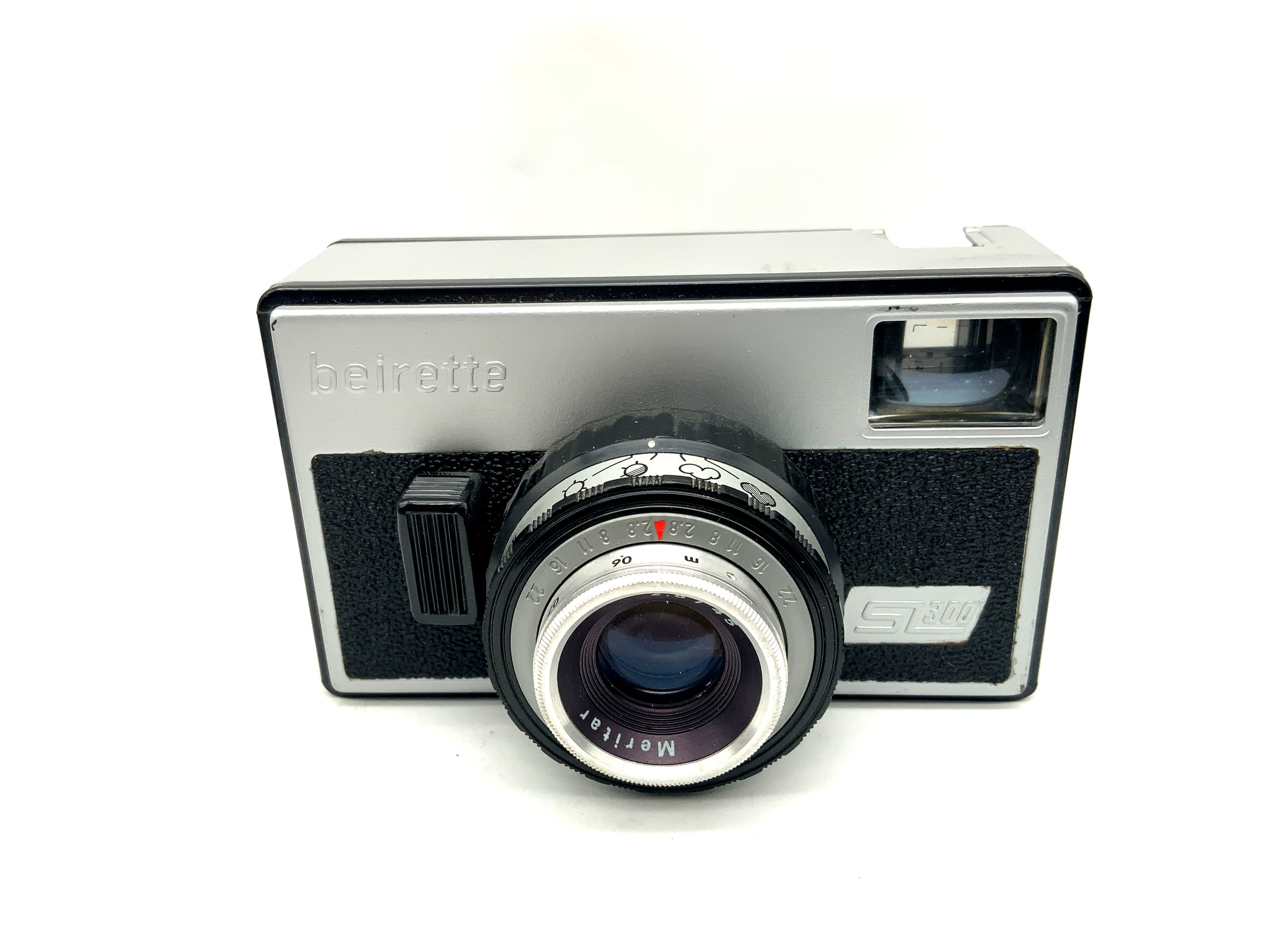 Beier Beirette SL 300 Sucherkamera mit Meritar 45mm 1:2.8 Analogkamera