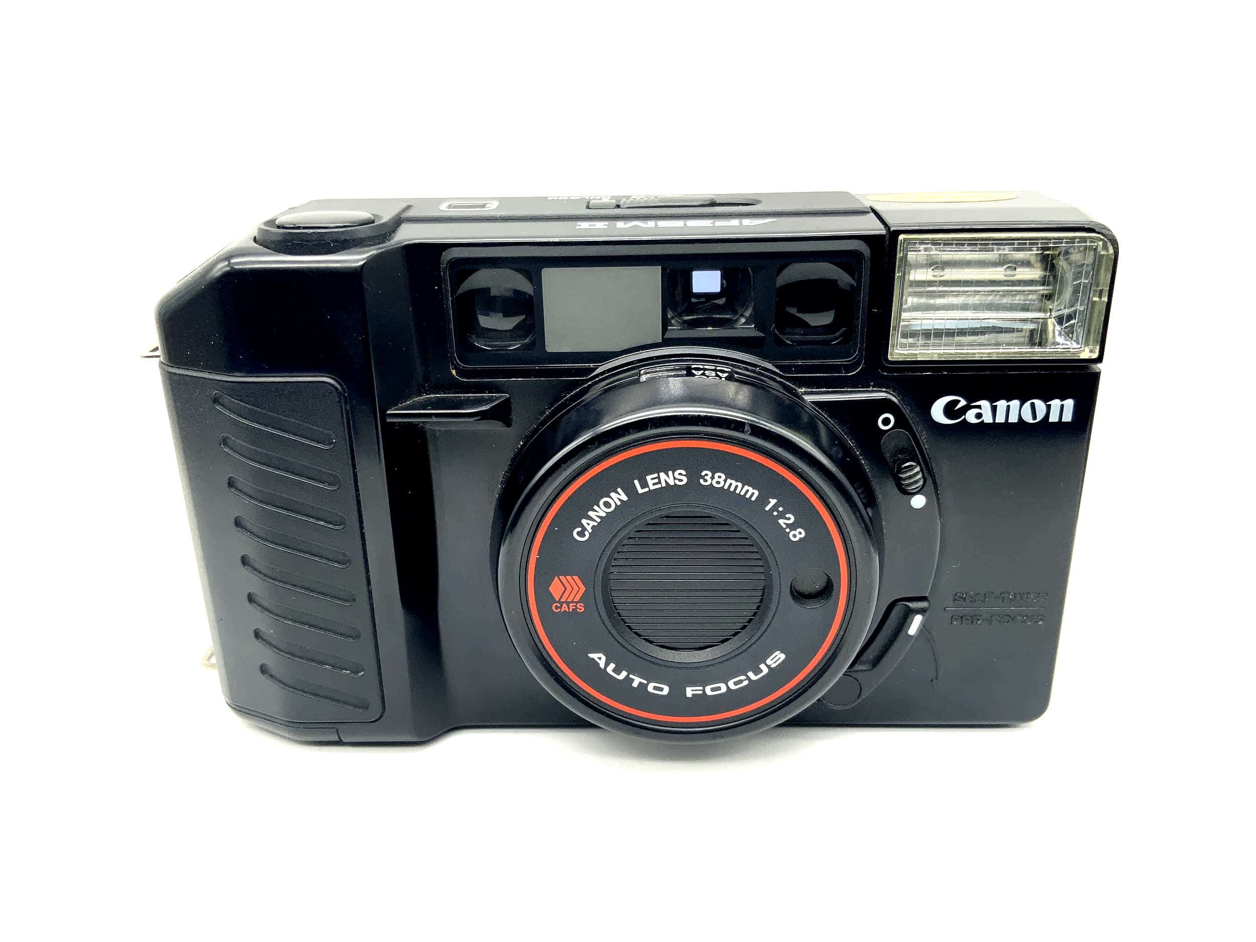 Appareil photo analogique Canon AF35M II Point&amp;Shoot avec objectif 38 mm 1:2,8 Autofocus AF 35 mm