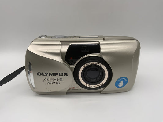 Olympus µ mju II Zoom 80 Point&Shoot mit 38-80mm Lens Multi AF Wetterfest 35mm