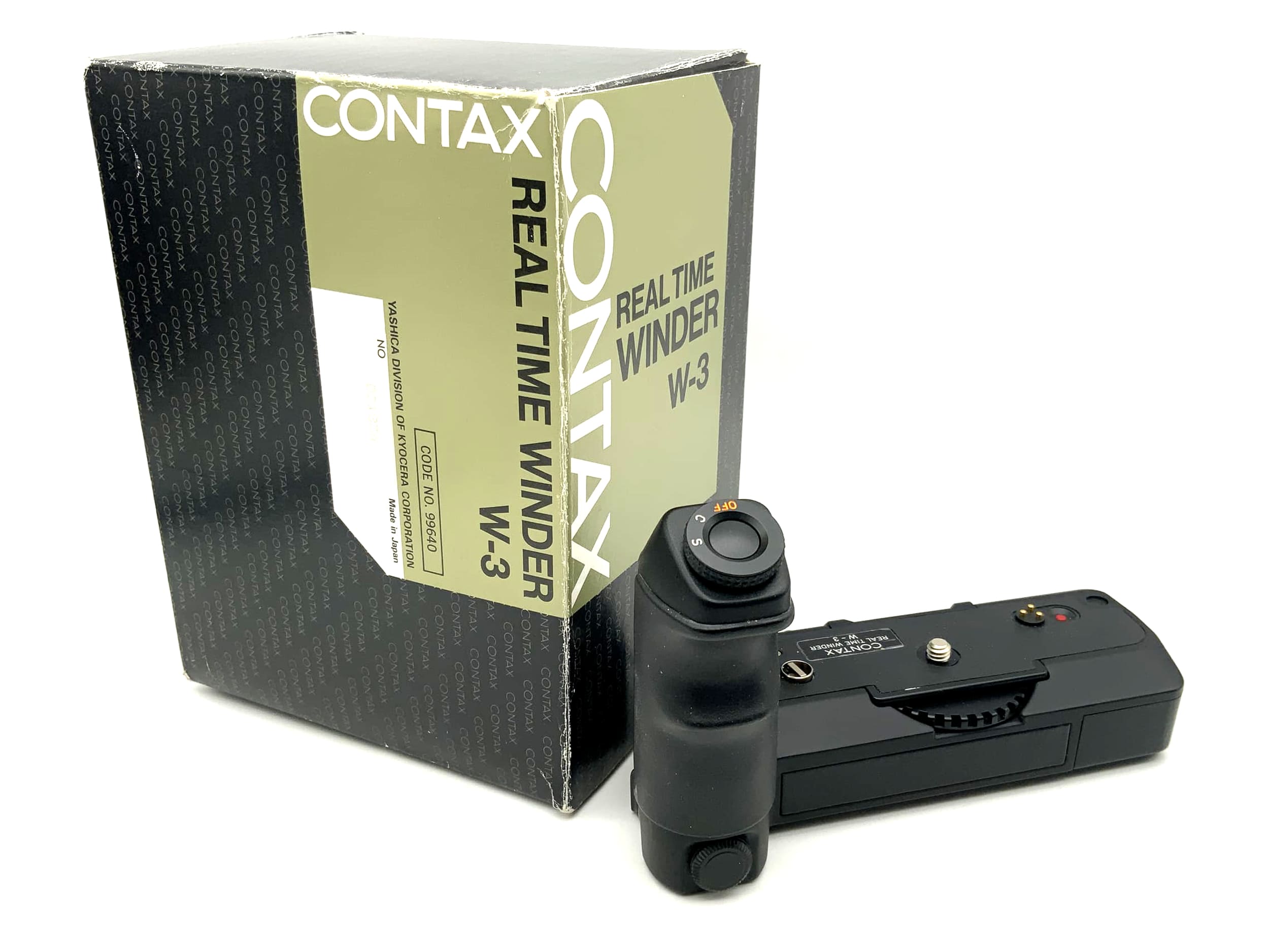 Contax Real Time Winder W-3 pour RTS, RTS II dans son emballage d'origine. Entraînement motorisé du film.