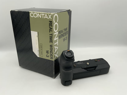 Contax Real Time Winder W-3 für RTS, RTS II  in OVP Motorantrieb Filmtransport