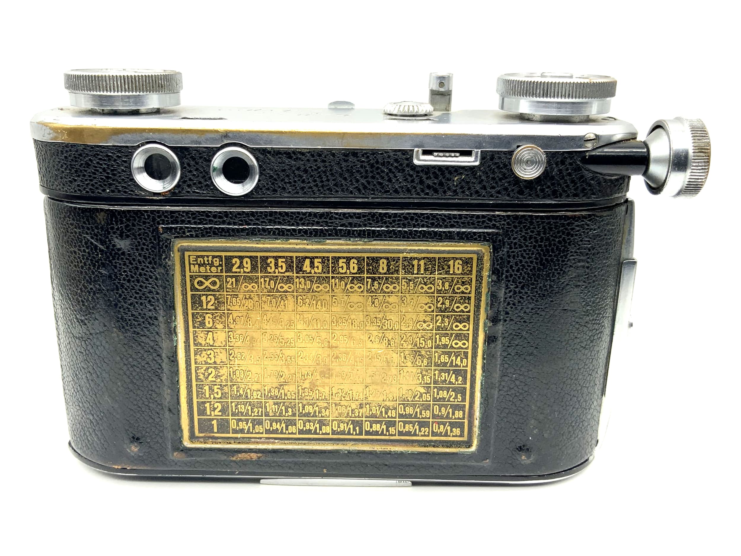 Appareil photo télémétrique Certo Super Dollina avec appareil photo pliable Cassar 1:2,9 f = 5 cm Compur