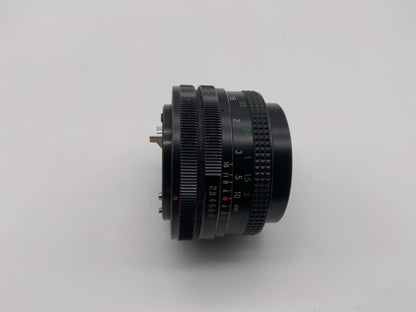 Vivitar 1:2,8 28mm Objektiv  Wide Angle MC Kamera Camera Lens (Canon FD)