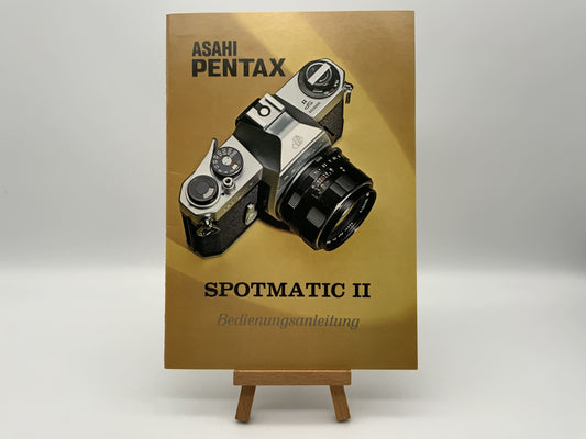 Asahi Pentax Spotmatic II  Bedienungsanleitung Deutsch Gebrauchsanweisung