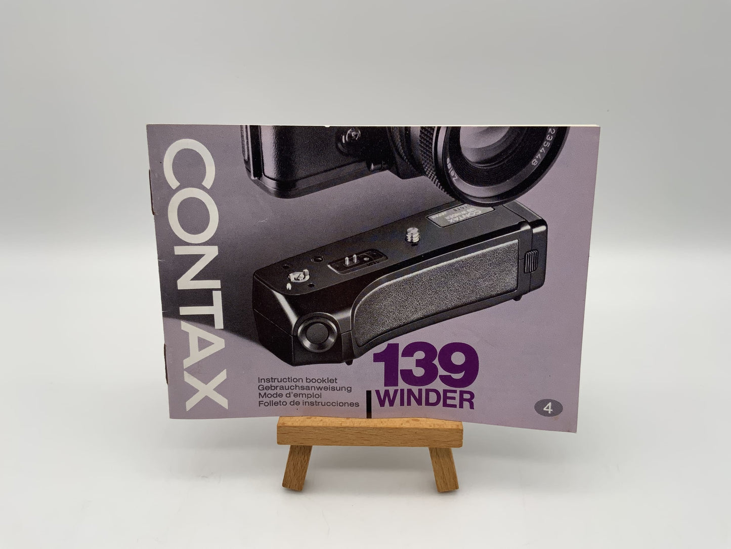 Contax 139 Winder  Bedienungsanleitung Deutsch Gebrauchsanweisung Magazin