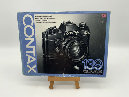 Contax 139 Quartz  Bedienungsanleitung Deutsch Gebrauchsanweisung Magazin