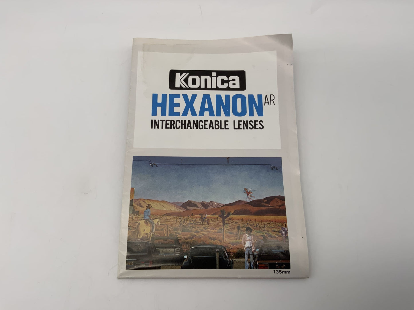 Konica Hexanon AR 135mm Interchangeable Lenses Bedienungsanleitung