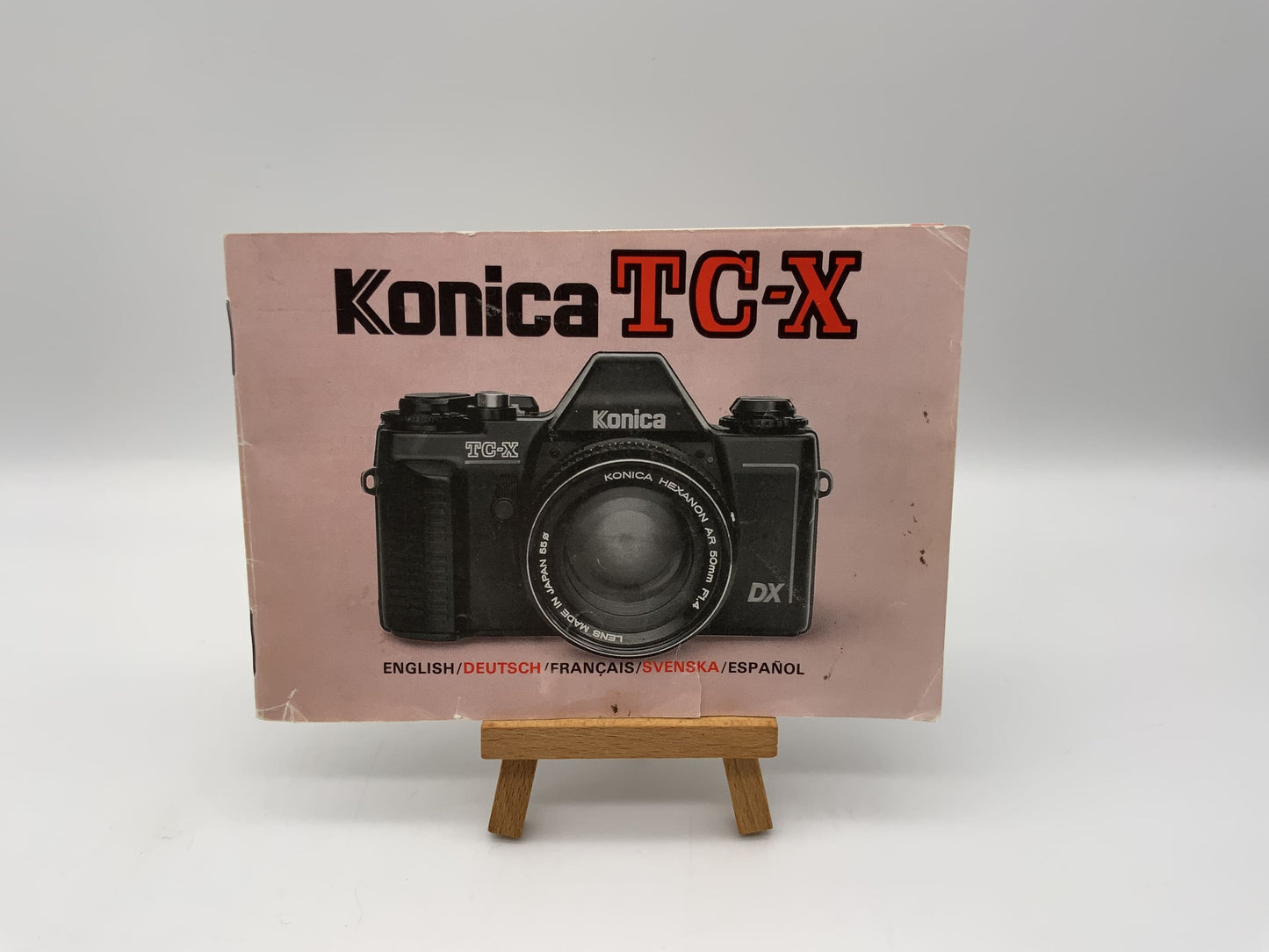 Konica TC-X  Bedienungsanleitung Deutsch Gebrauchsanweisung Magazin