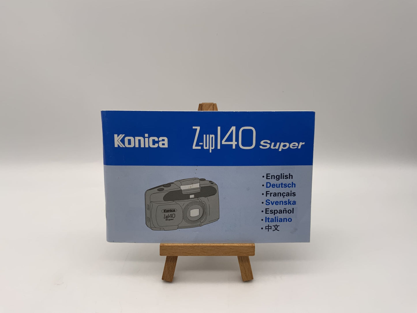 Konica Z-up 140 Super  Bedienungsanleitung Deutsch Gebrauchsanweisung Magazin