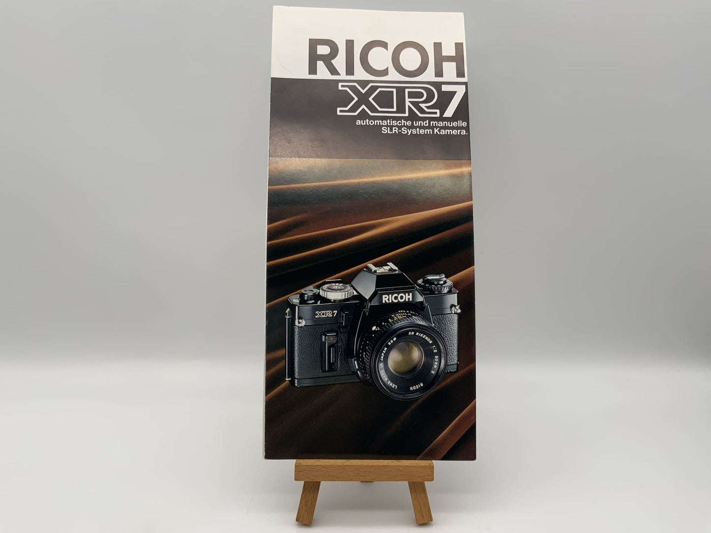 Ricoh XR7 automatische und manuelle SLR-System Kamera Broschüre Deutsch