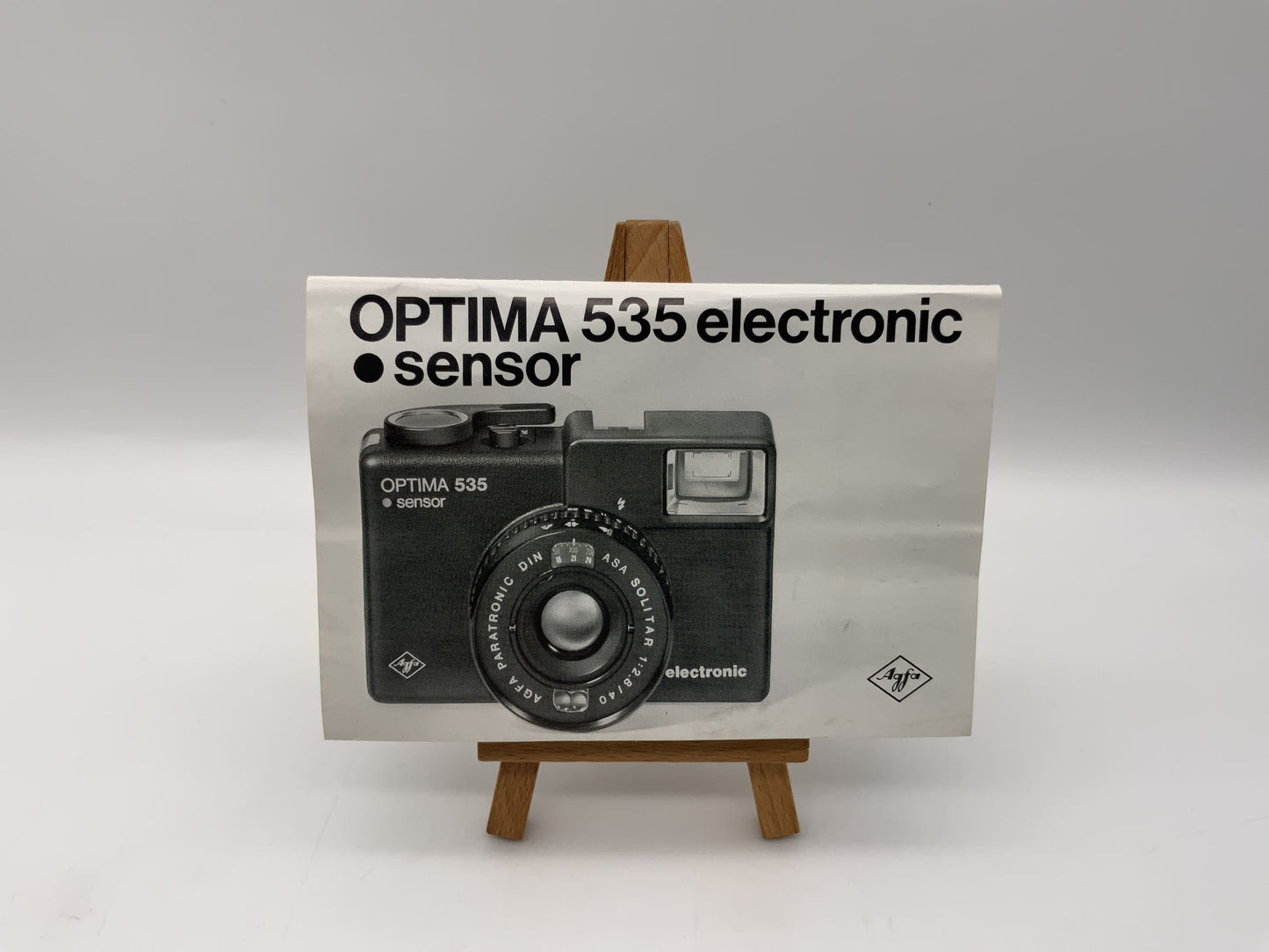 Agfa Optima 535 electronic sensor  Bedienungsanleitung Deutsch