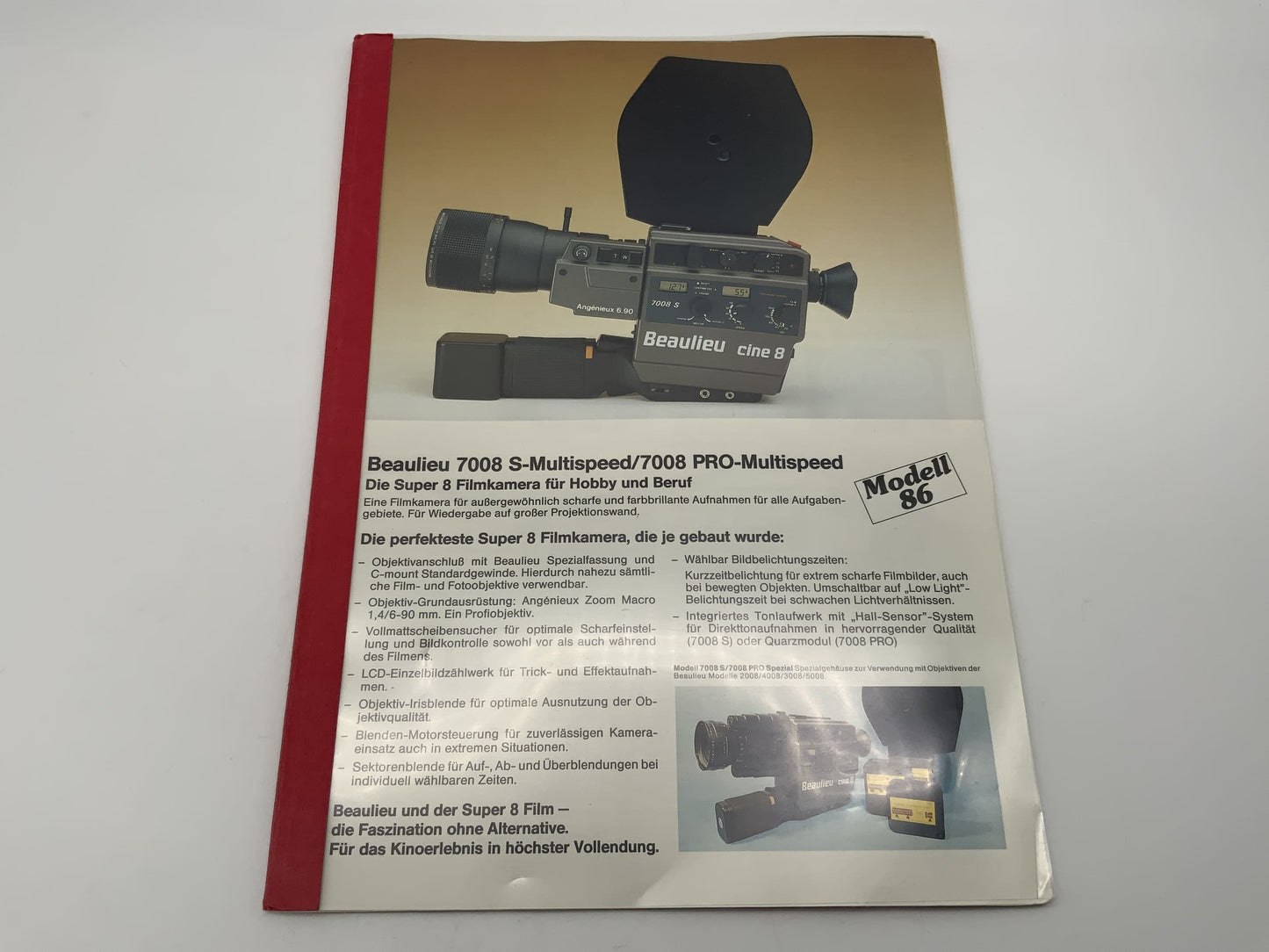 Beaulieu 7008S  Infoheft Deutsch Gebrauchsanweisung Magazin