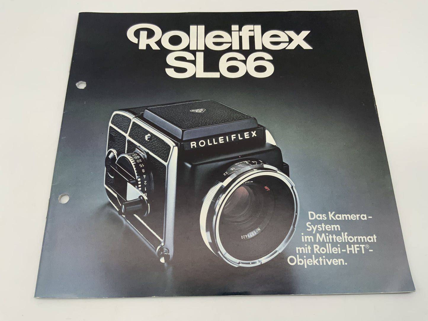 Rolleiflex SL66 Das Kamera System im Mittelformat Broschüre Deutsch