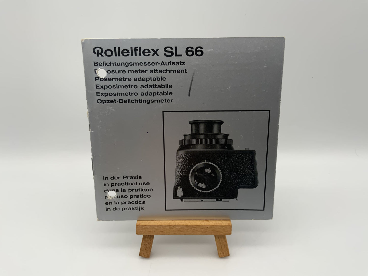 Rolleiflex SL66 Belichtungsmesser-Aufsatz Bedienungsanleitung Deutsch