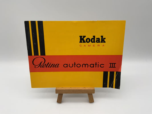 Kodak Retina automatic III  Bedienungsanleitung Deutsch Gebrauchsanweisung