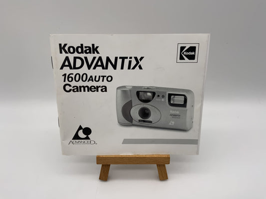 Kodak Advantix 1600 Auto Camera  Bedienungsanleitung Deutsch Gebrauchsanweisung