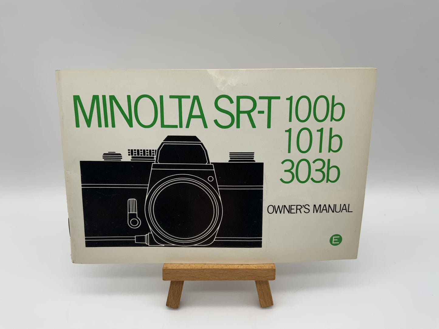 Minolta SR-T 100b 101b 303b Manual Bedienungsanleitung Englisch