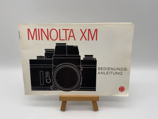 Minolta XM  Bedienungsanleitung Deutsch Gebrauchsanweisung Magazin