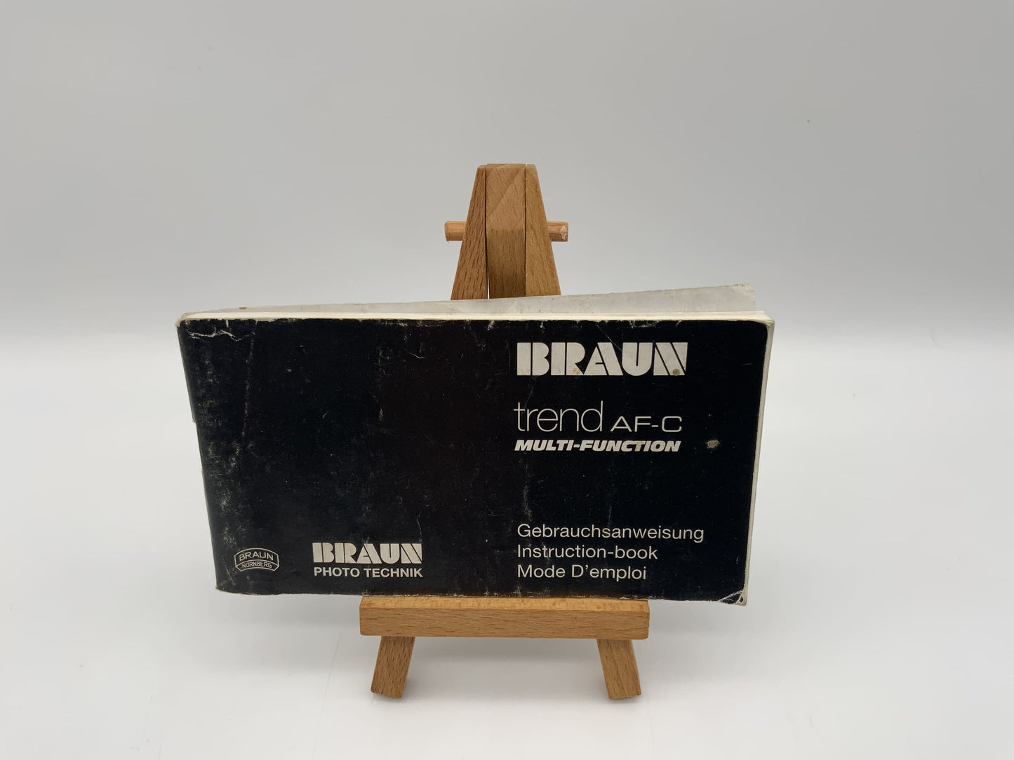 Braun trend AF-C  Bedienungsanleitung Deutsch Gebrauchsanweisung Magazin