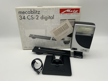 Metz mecablitz 34 CS-2 Blitzgerät mit OVP Kamera Blitz Aufsteckblitz Flash