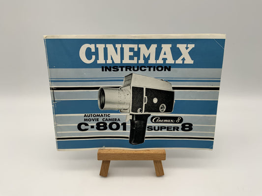 Cinemax C-801 Automatic Movie Camera Bedienungsanleitung Englisch