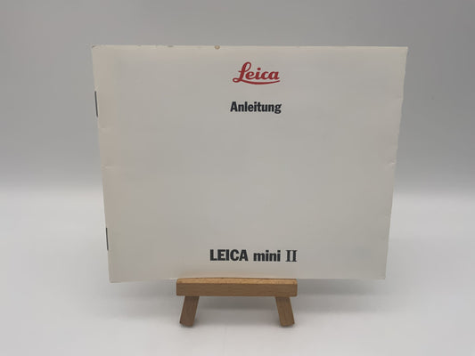 Leica mini II  Bedienungsanleitung Deutsch Gebrauchsanweisung Magazin