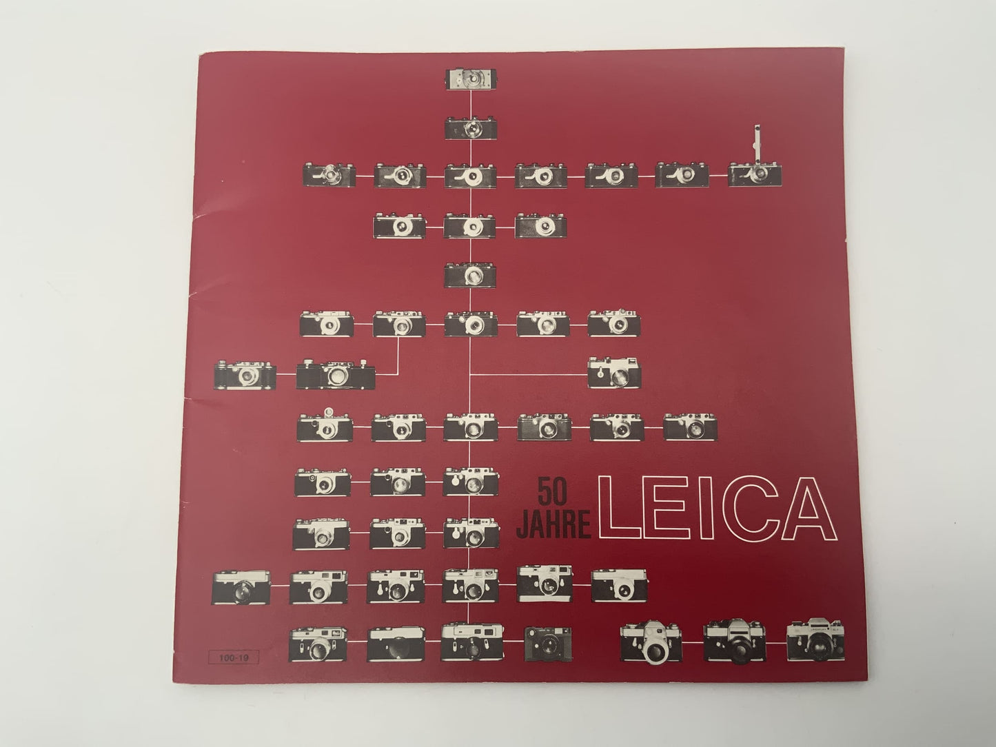 Leica 100-19 50 Jahre Leica Broschüre Deutsch Gebrauchsanweisung Magazin