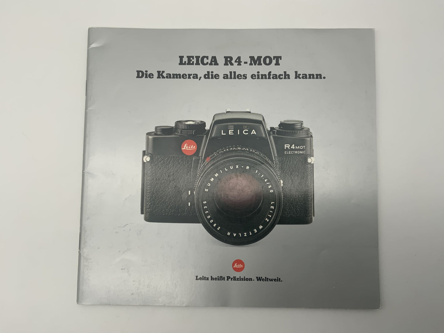 Leica R4-MOT Die Kamera, die alles einfach kann Broschüre Deutsch