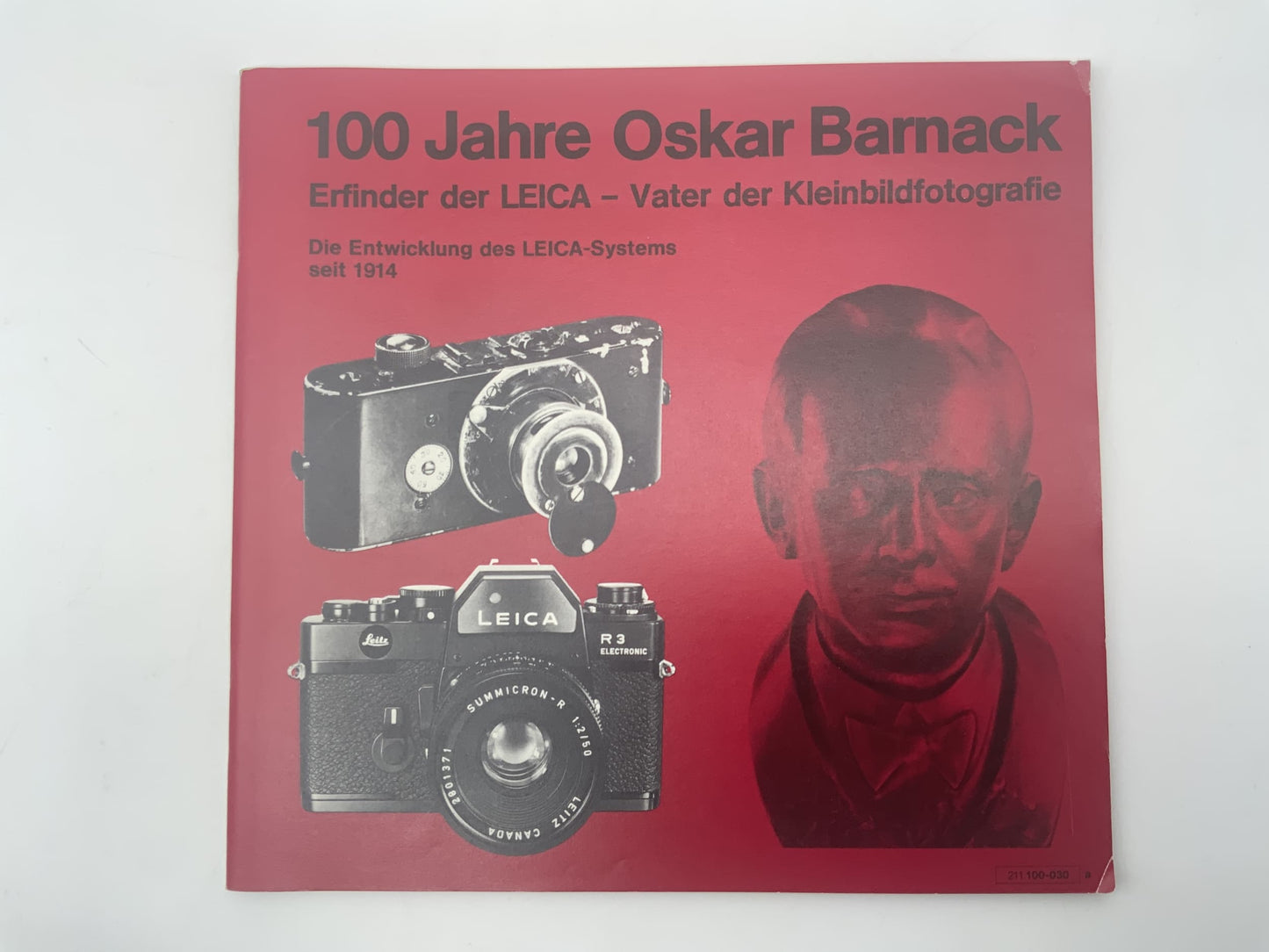 Leica  100 Jahre Oskar Barnack Erfinder der Leica Broschüre Deutsch