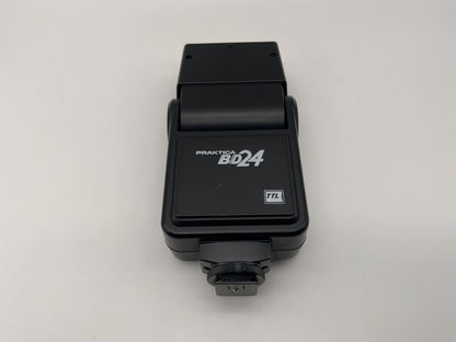 Praktica BD24 Blitzgerät TTL Kamera Blitz Aufsteckblitz Flash Licht