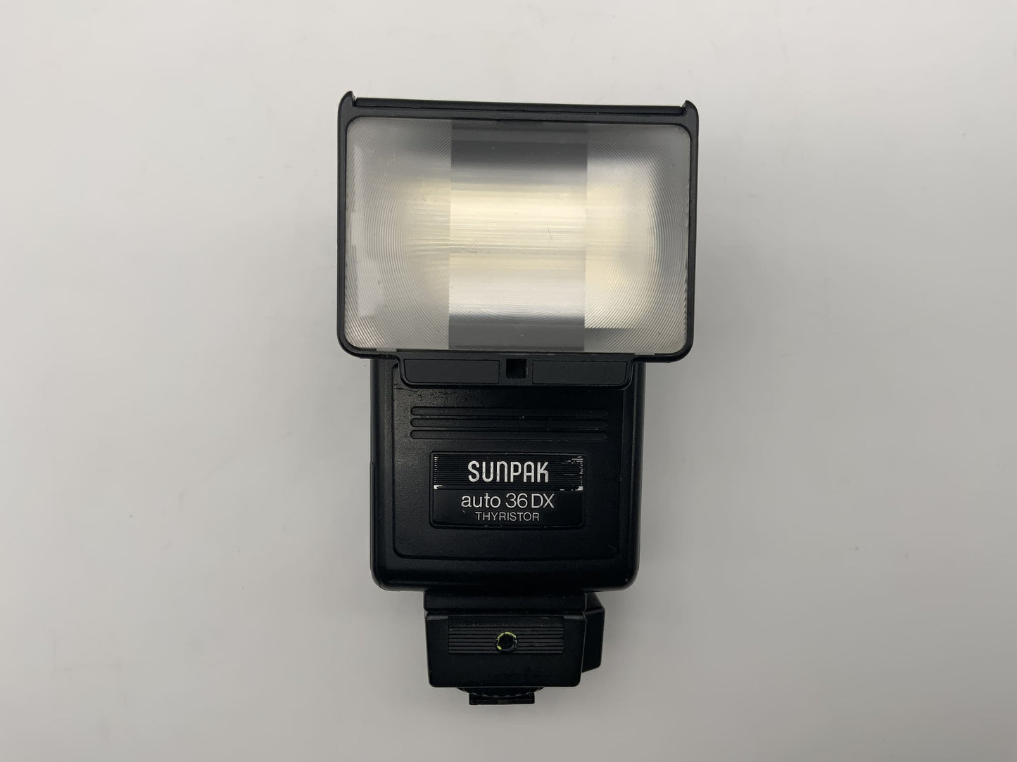 Sunpak auto 36DX Thyristor Kamera Blitz Blitzgerät Aufsteckblitz Flash Licht