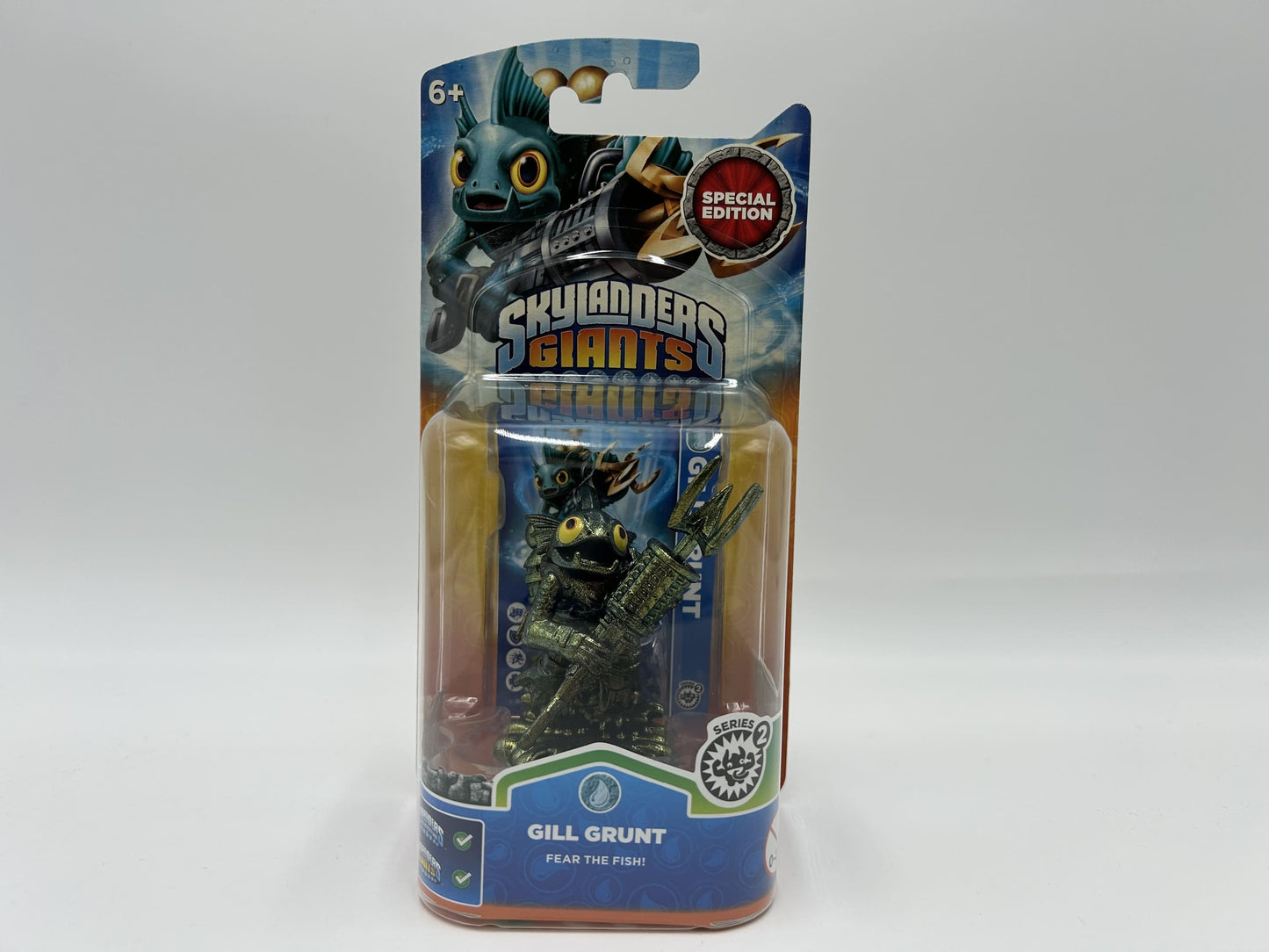 Skylanders Giants Metallic Green Gill Grunt in Originalverpackung OVP Chase