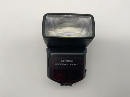 Minolta Program 3500xi Kamera Blitz Blitzgerät Aufsteckblitz Flash Licht