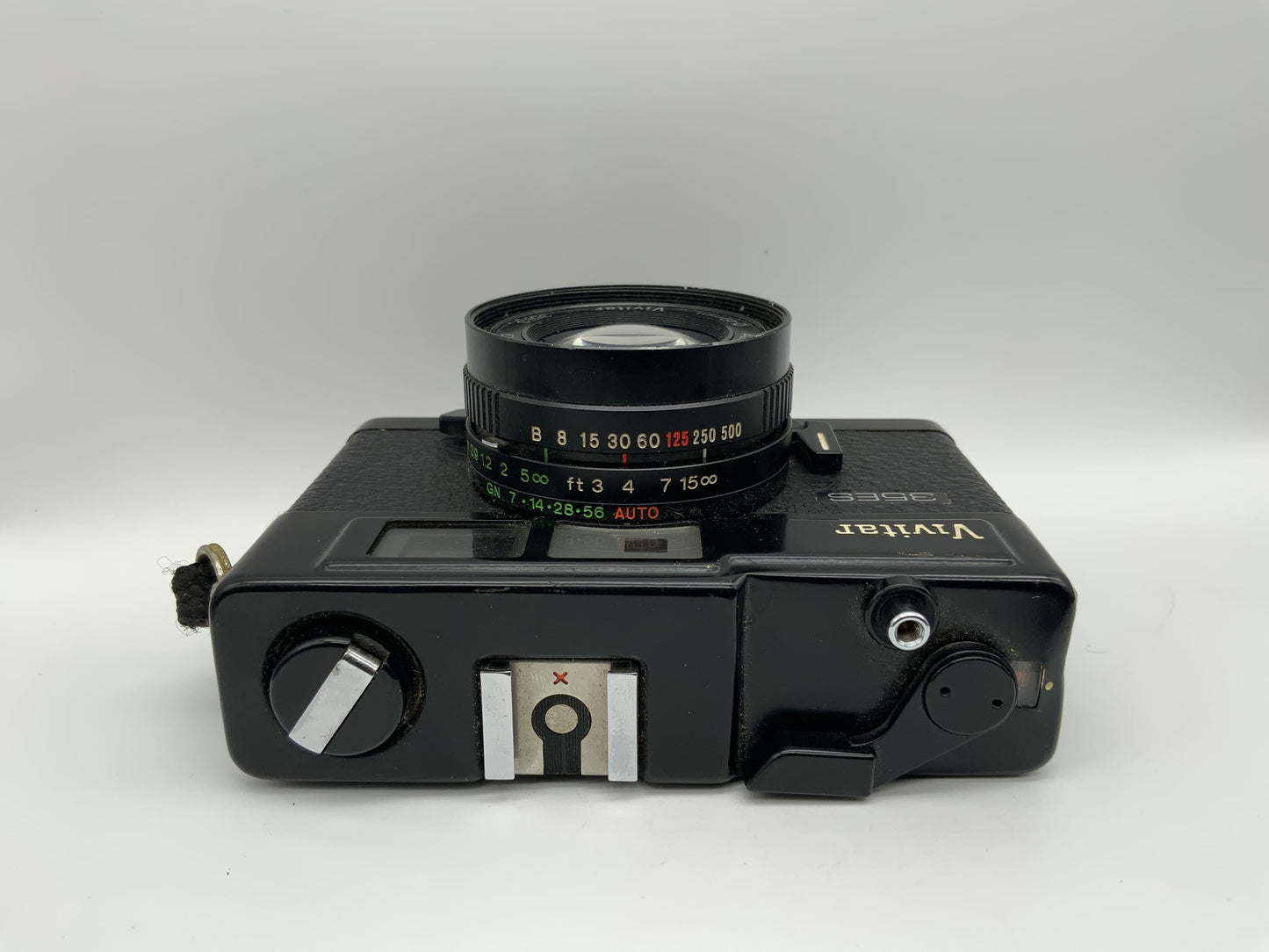 Vivitar 35ES Sucherkamera mit Automatic 40mm 1:1.7 Analogkamera schwarz