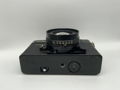 Vivitar 35ES Sucherkamera mit Automatic 40mm 1:1.7 Analogkamera schwarz