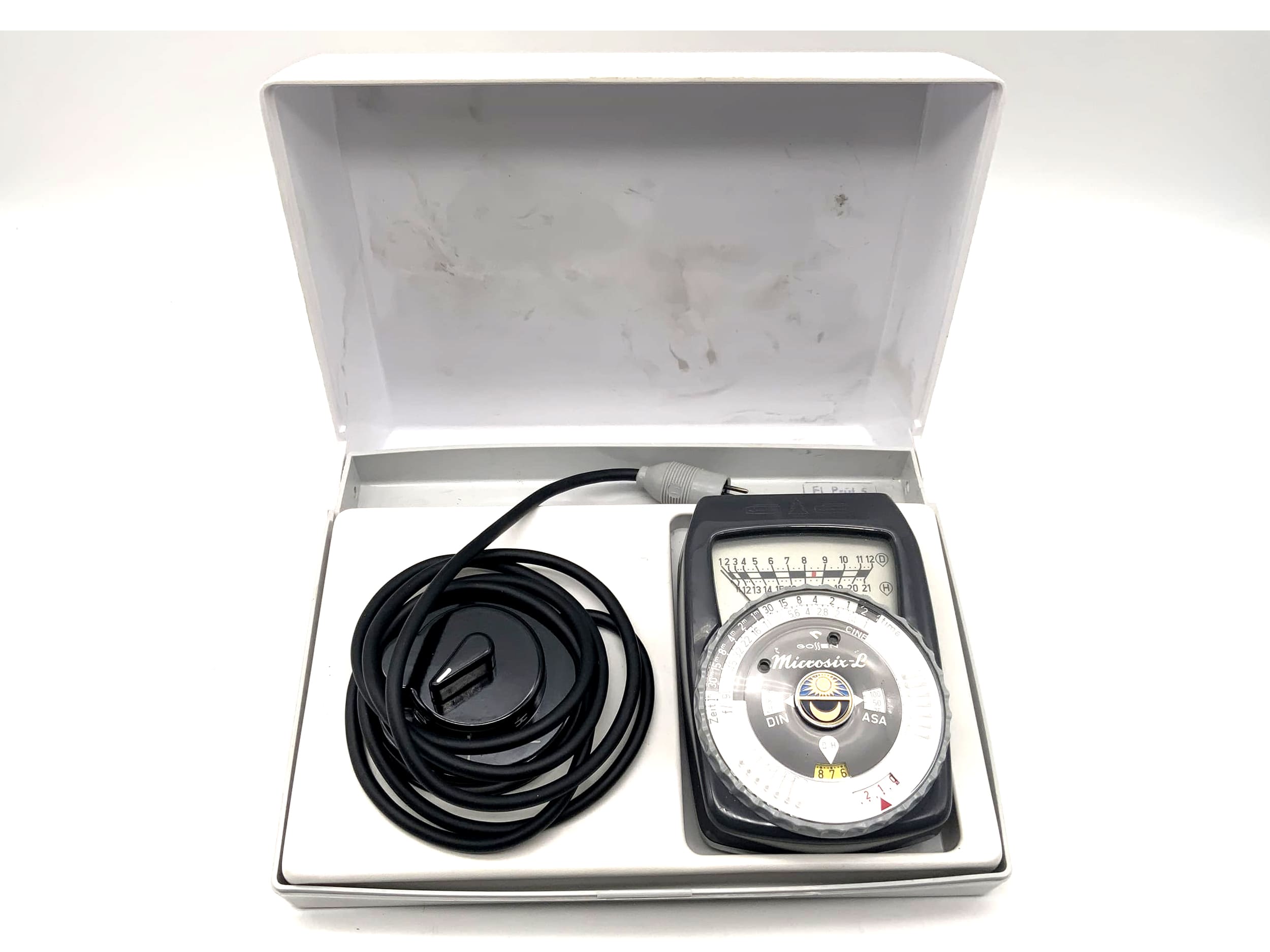 Photomètre Gossen Microsix L avec emballage d'origine Photomètre Leitz Wetzlar