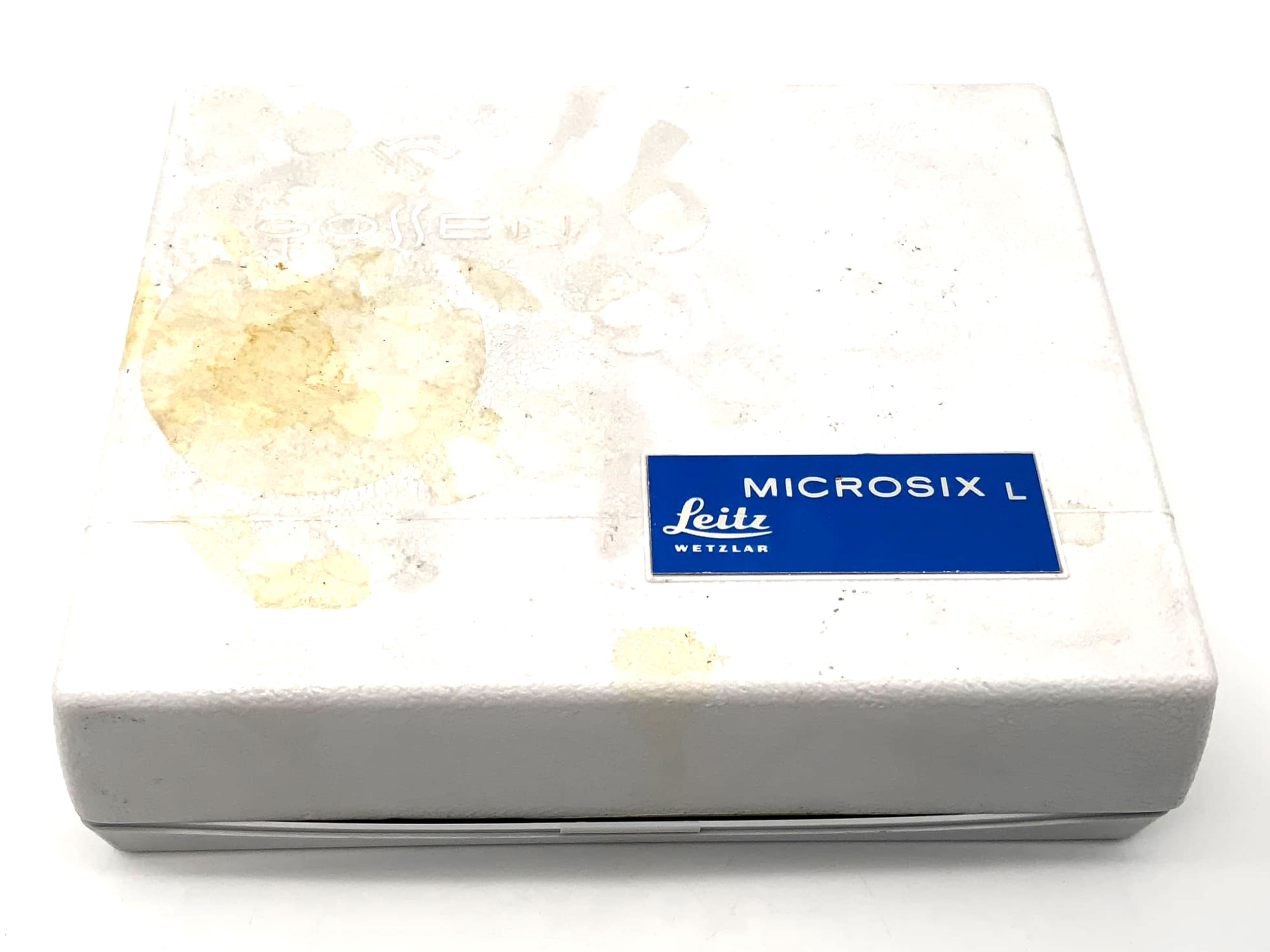 Photomètre Gossen Microsix L avec emballage d'origine Photomètre Leitz Wetzlar