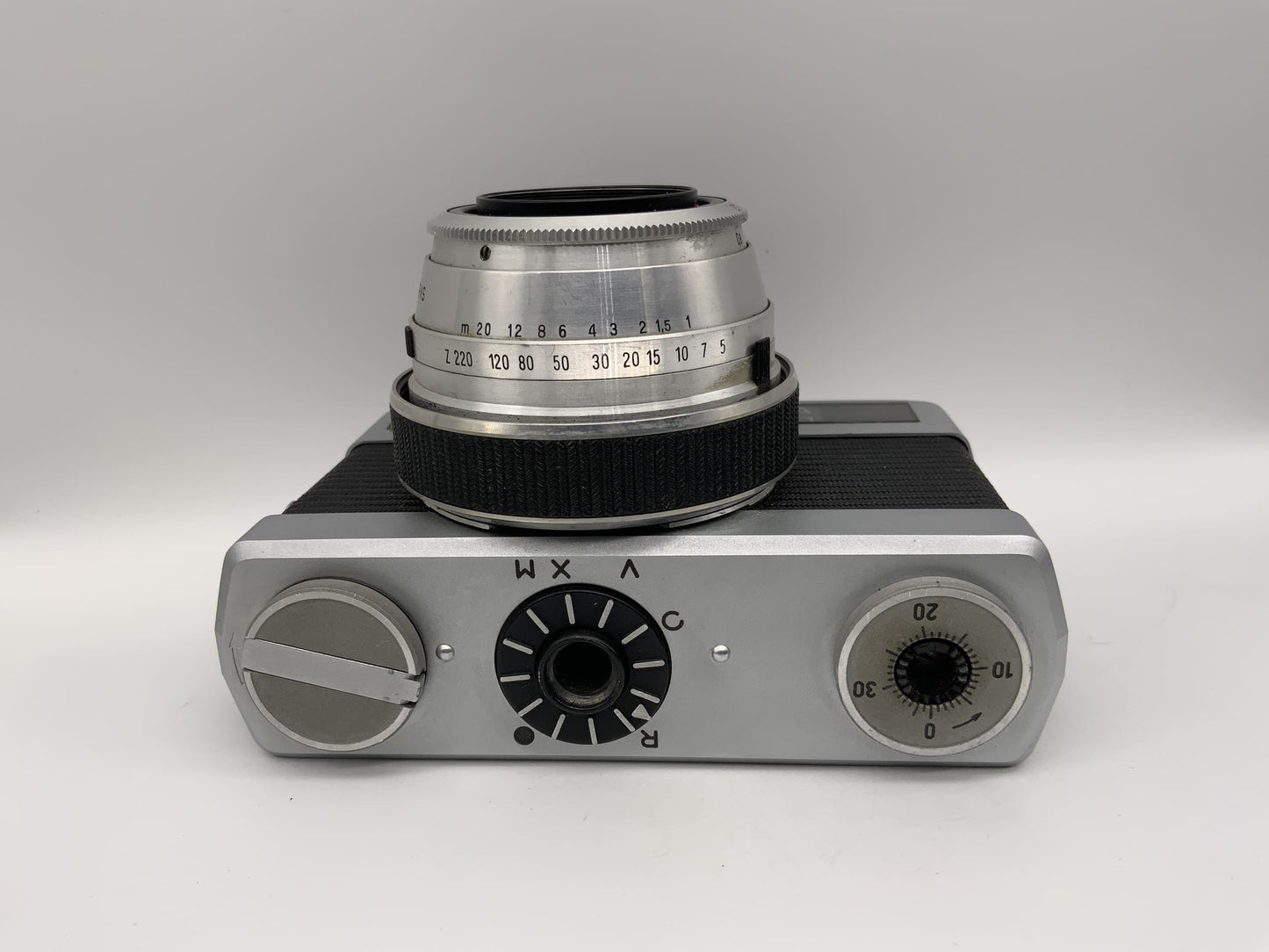 Carl Zeiss Jena Werra 1 Sucherkamera mit Tessar 2.8/50 Prestor RVS schwarz