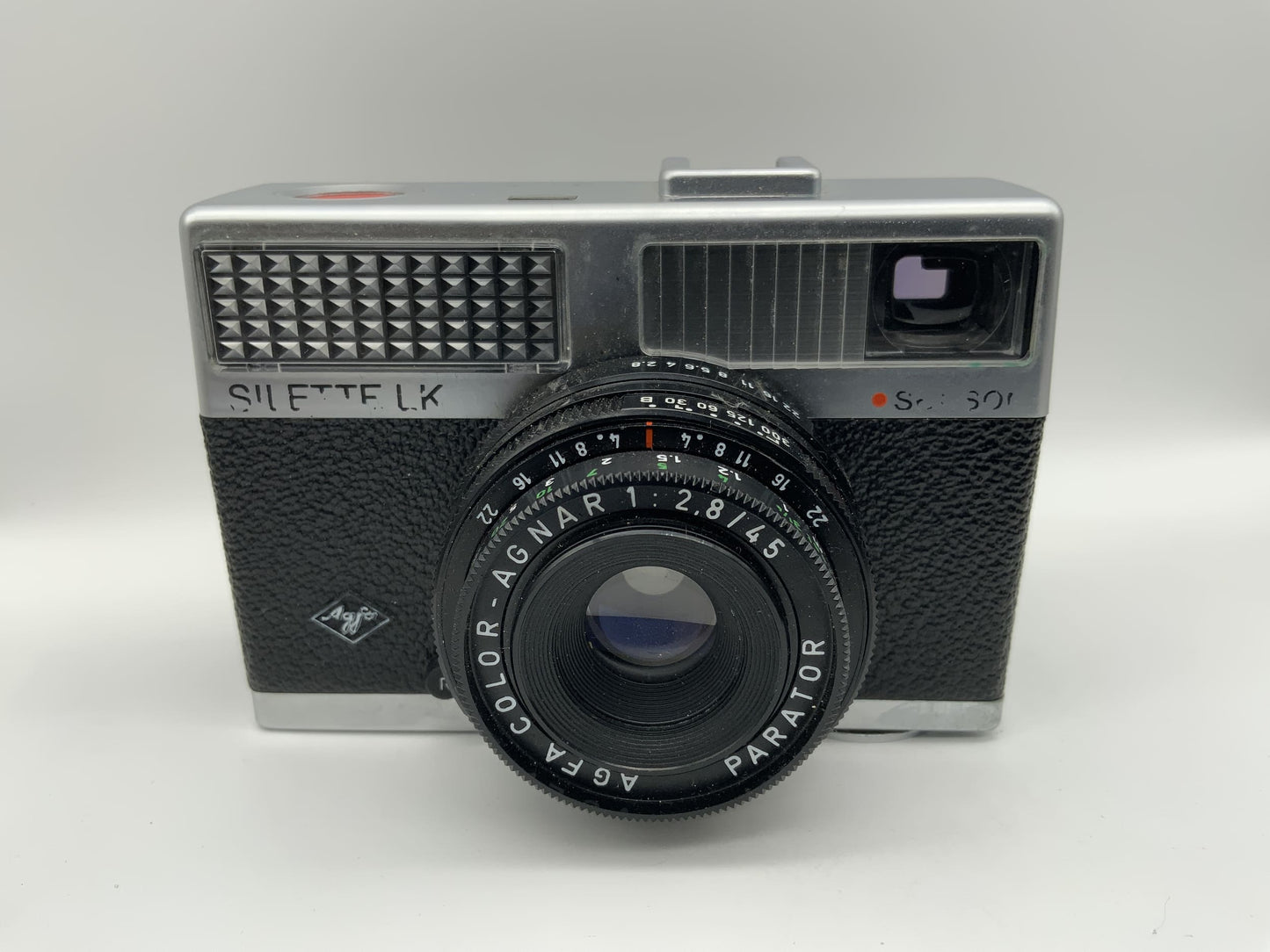 Agfa Silette LK sensor Sucherkamera mit Color-Agnar 1:2.8/45 Parator