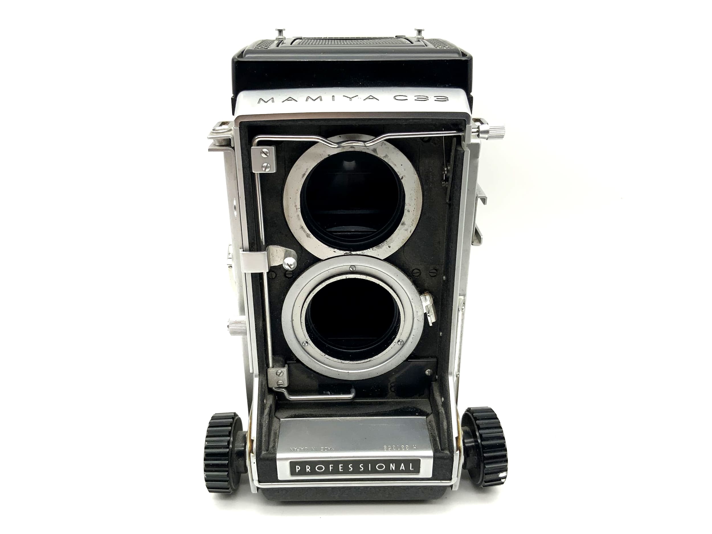 Appareil photo professionnel Mamiya C33 TLR 6x6 à double objectif résistant aux chutes