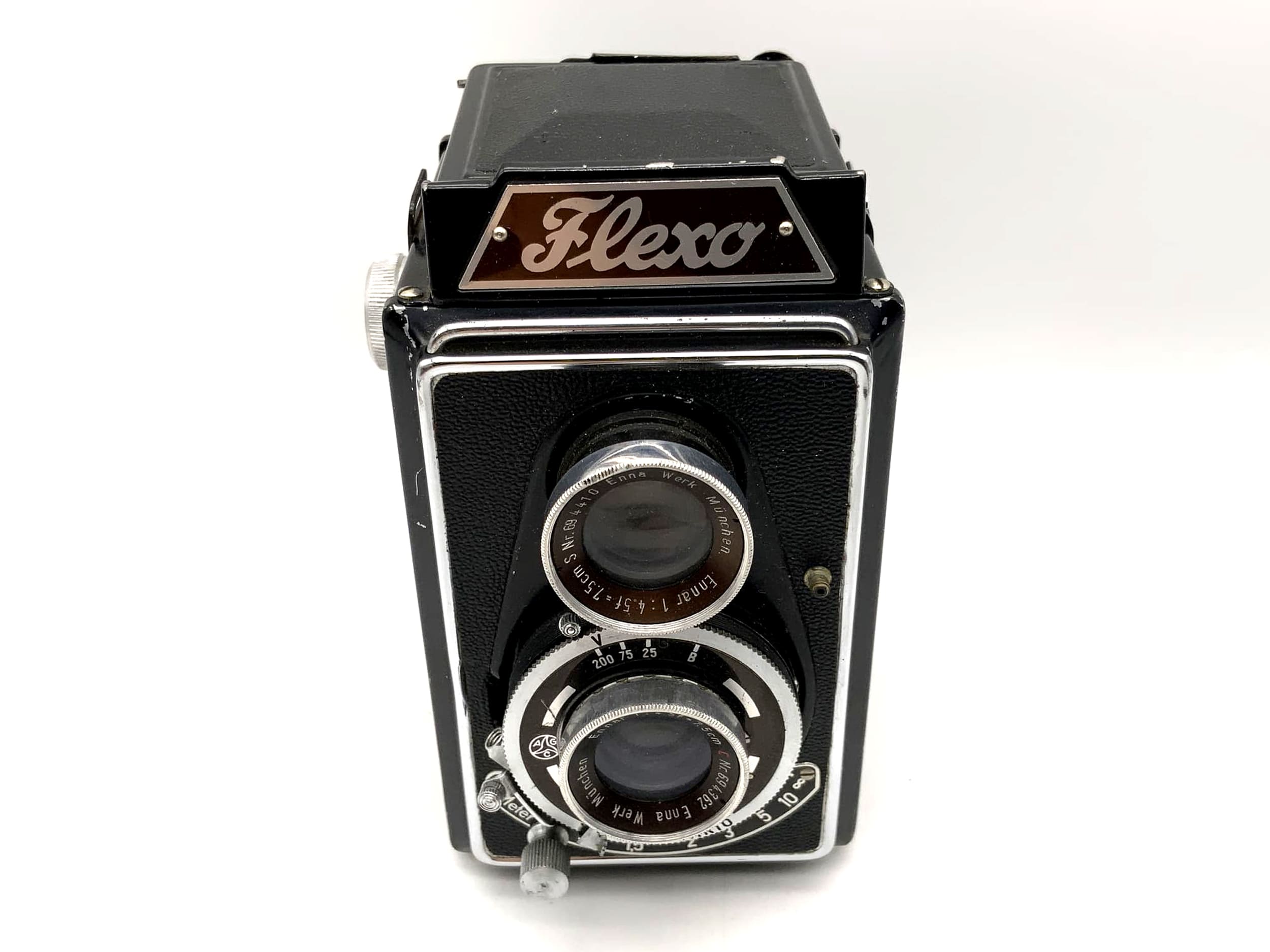 Lipca Flexo TLR avec Enna Munich Ennar 1:4,5 f=7,5cm rouge C Vario 6x6