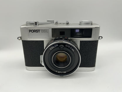 Porst 135L Sucherkamera mit Color Spezial 1:2.7/38 Analogkamera !Beli defekt!