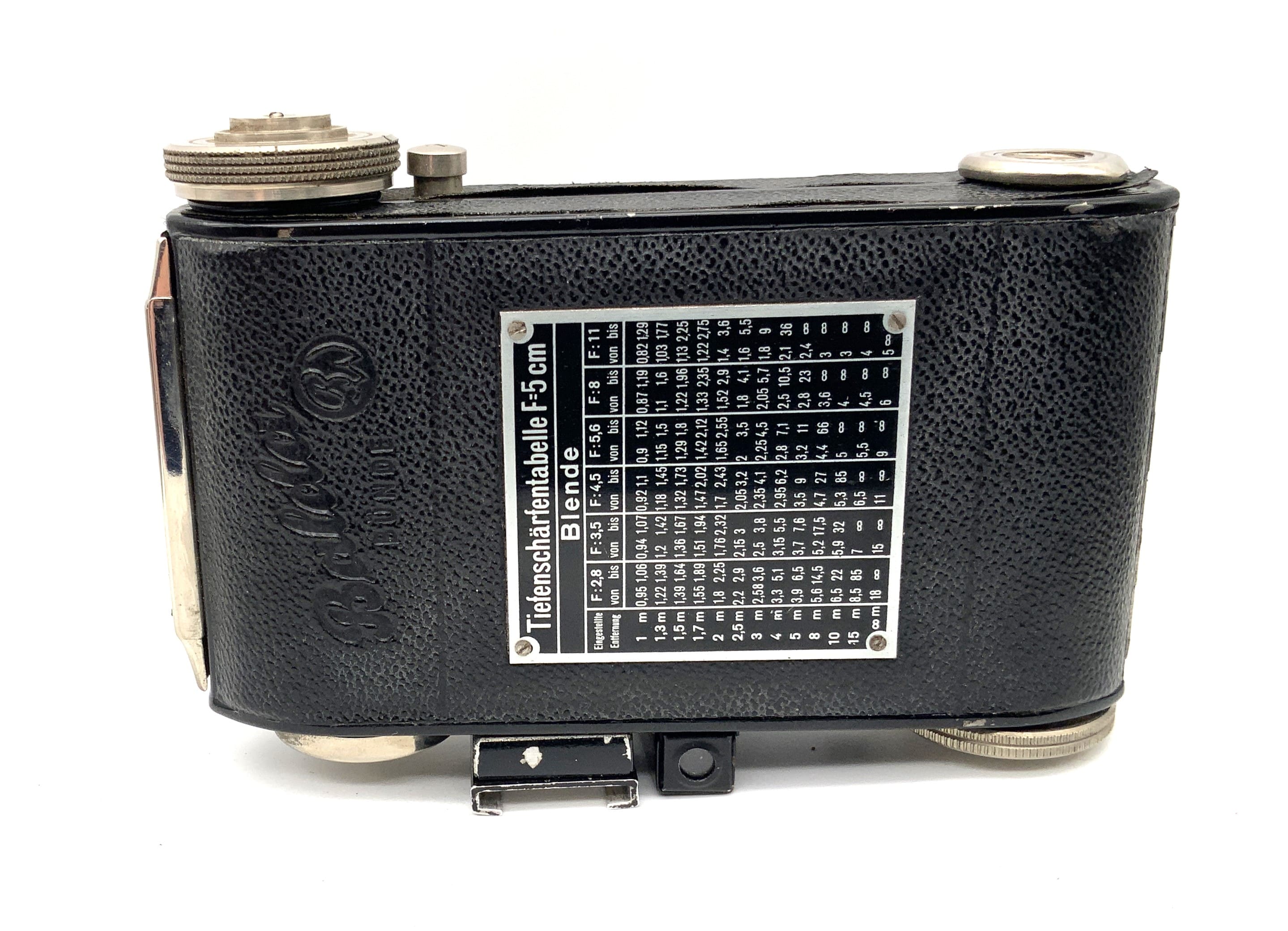 Balda Baldalette folding camera with Radionar 1:2.9/50 analog camera