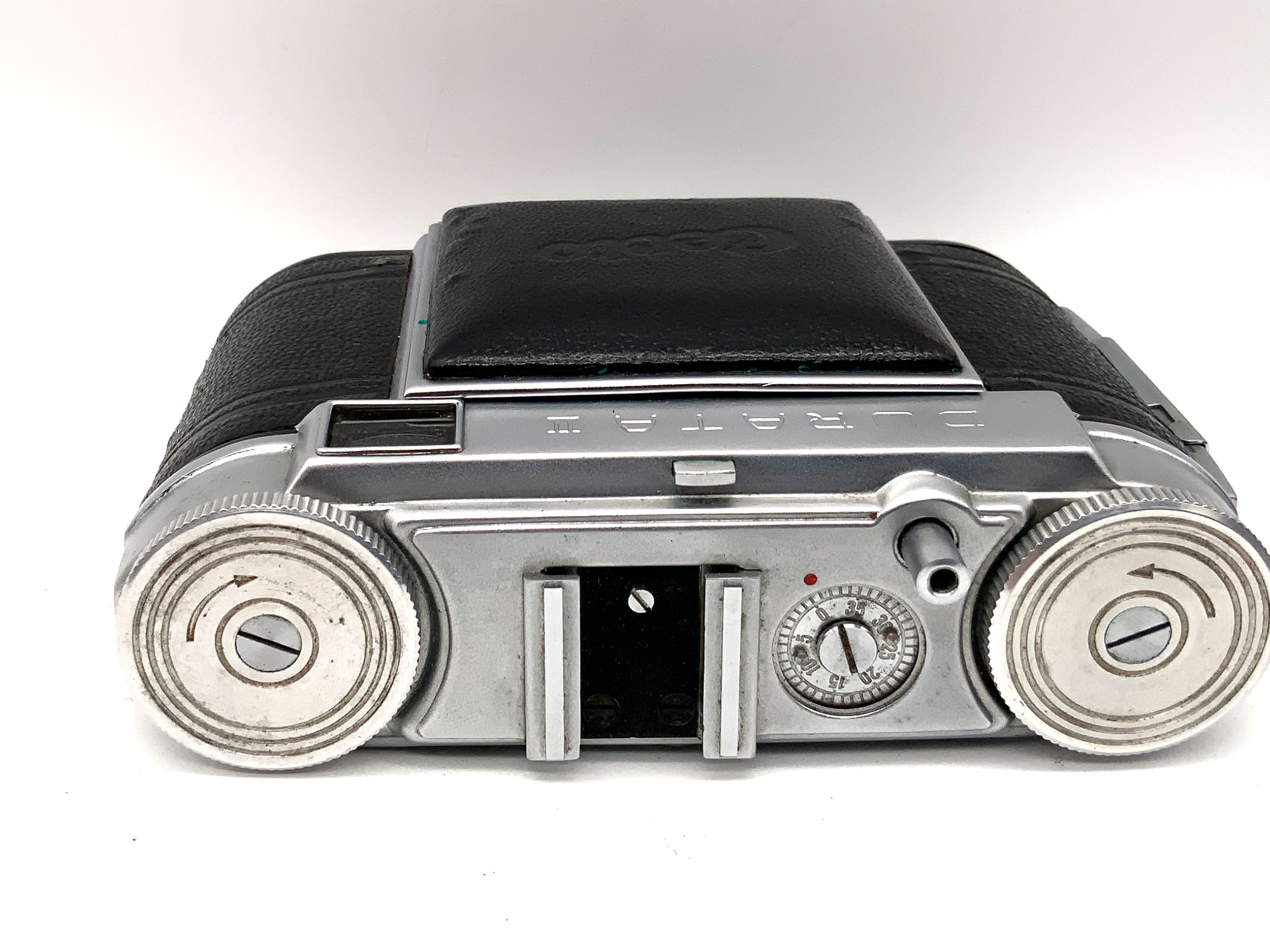 Certo Durata II folding camera with Meyer Optik Trioplan 1:2.9/50 red V 0