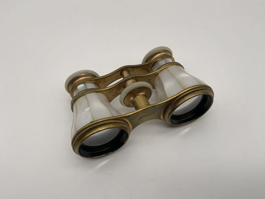 Busch Fernglas Opernglas Perlmut Gold Binocular Prismenglas Feldstecher